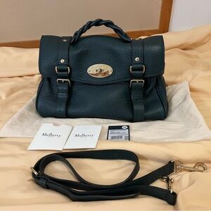 Mulberry Alexa Medium Satchel Bag Green